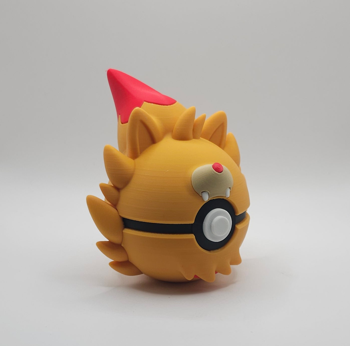 Pokemon Character Design- 3D Printed Pokeball- Pombon- Unique Display Collectible
