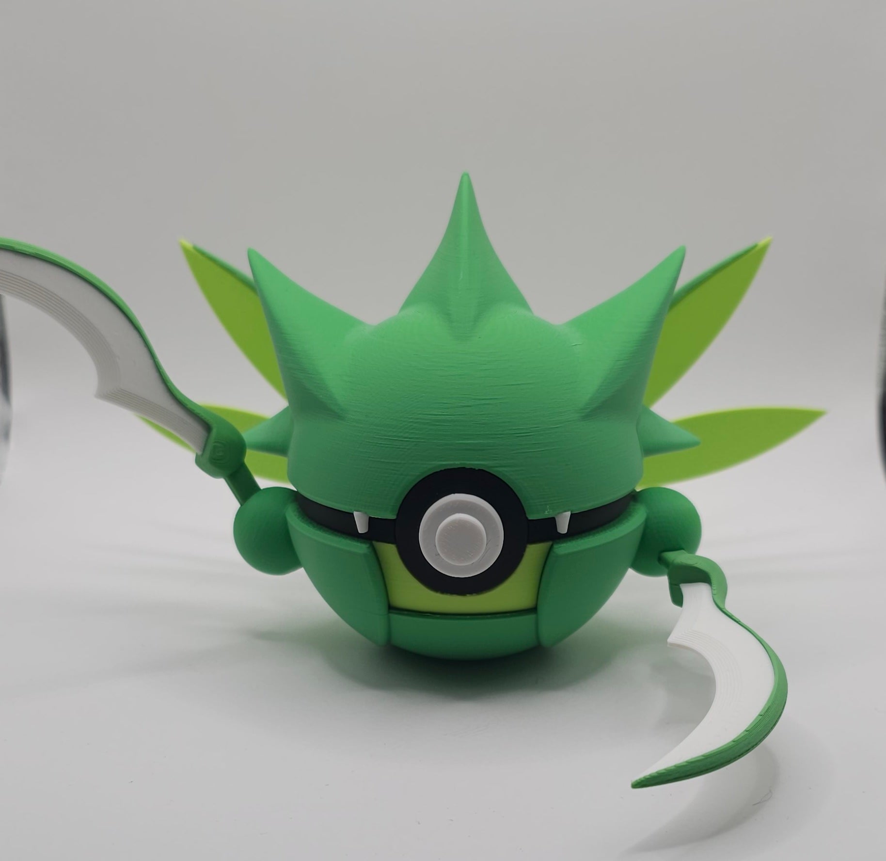Pokemon Character Design 3D Printed Pokeball - Scyther - Unique Display Collectible