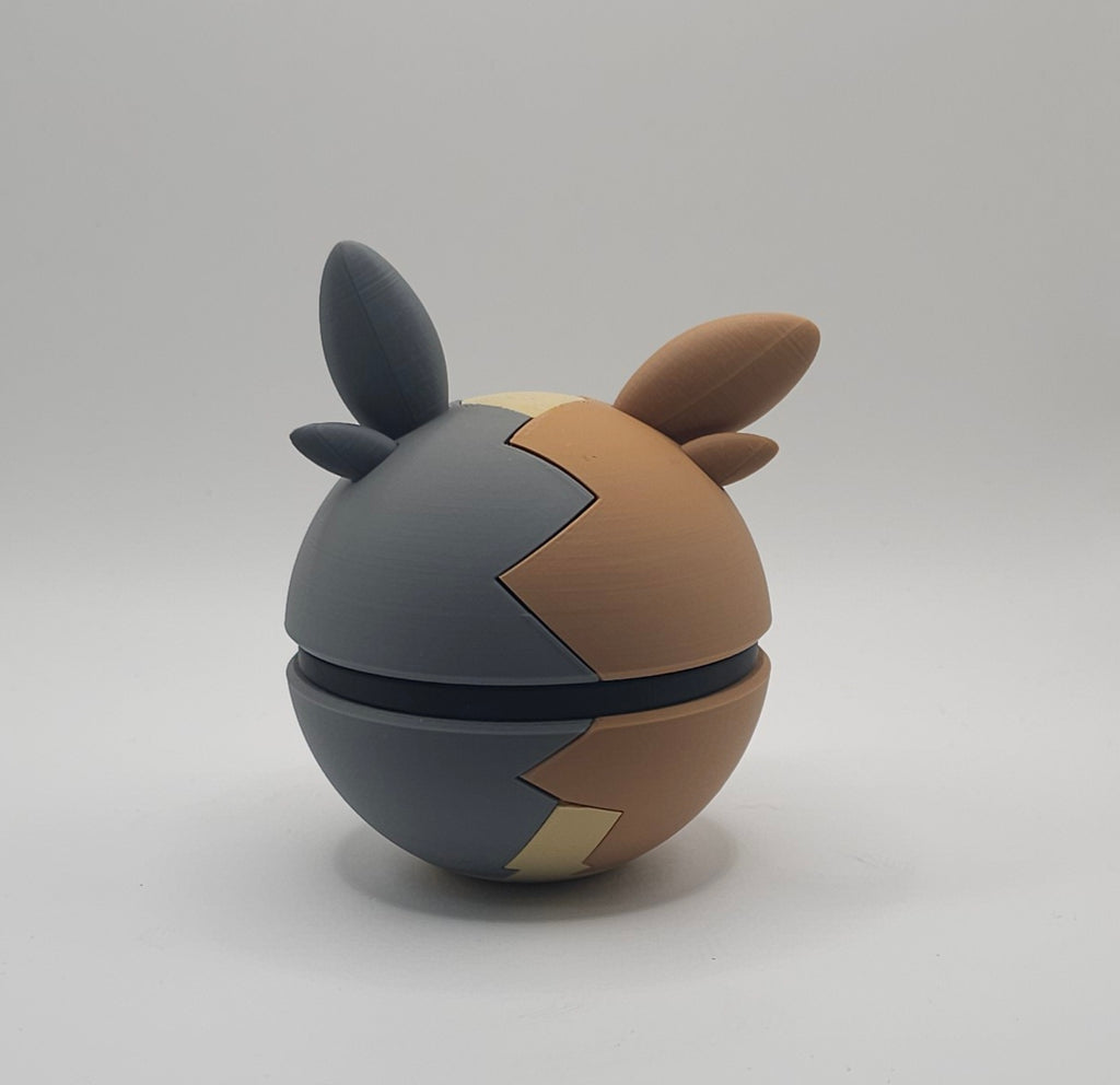 Pokemon Character Design- 3D Printed Pokeball- Morpeko- Unique Display Collectible