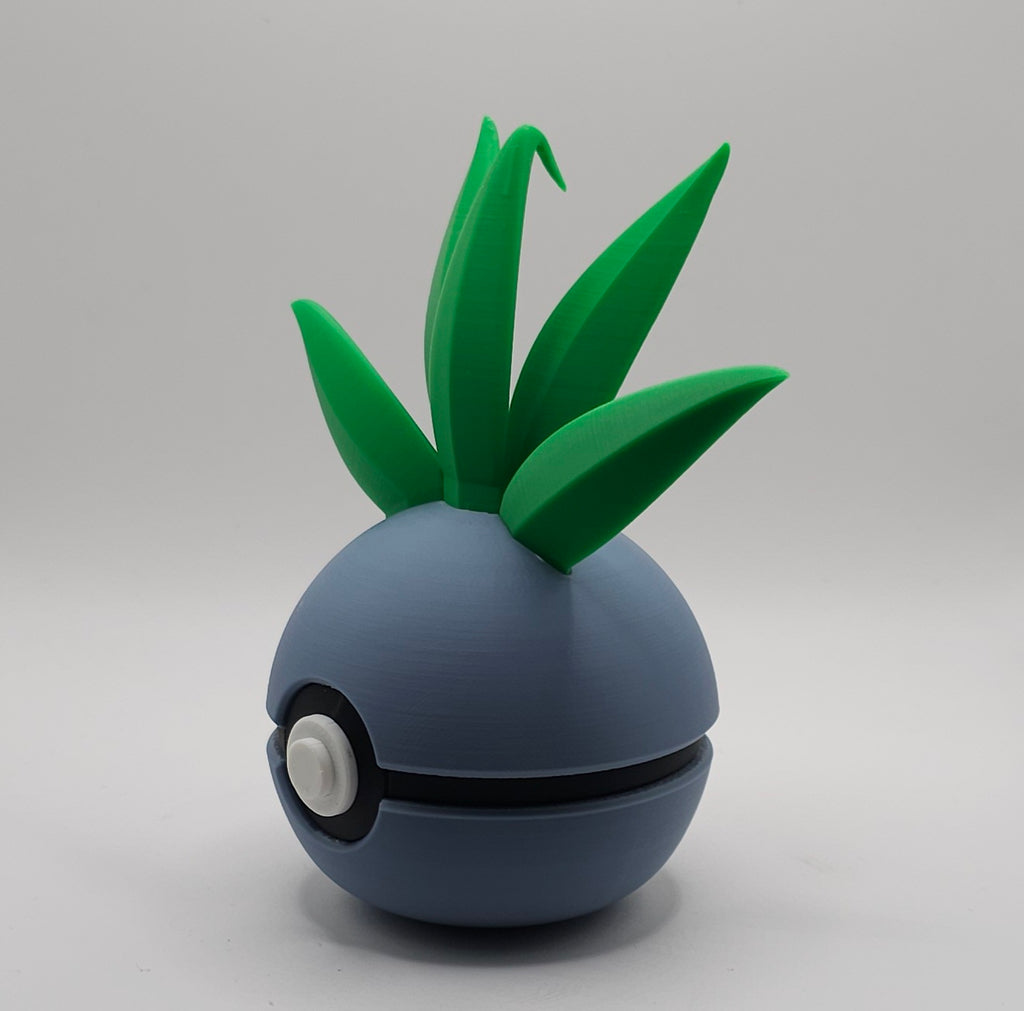 Pokemon Character Design 3D Printed Pokeball - Oddish - Unique Display Collectible