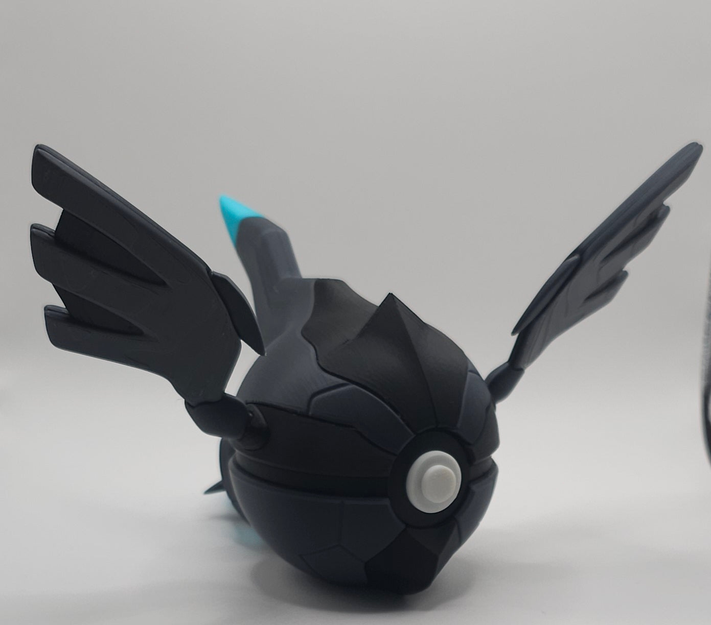 Pokemon Character Design - 3D Printed Pokeball - Zekrom - Unique Display Collectible