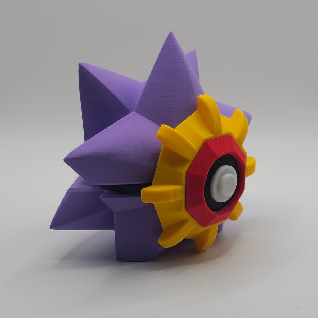 Pokemon Character Design- 3D Printed Pokeball- Starmie- Unique Display Collectible