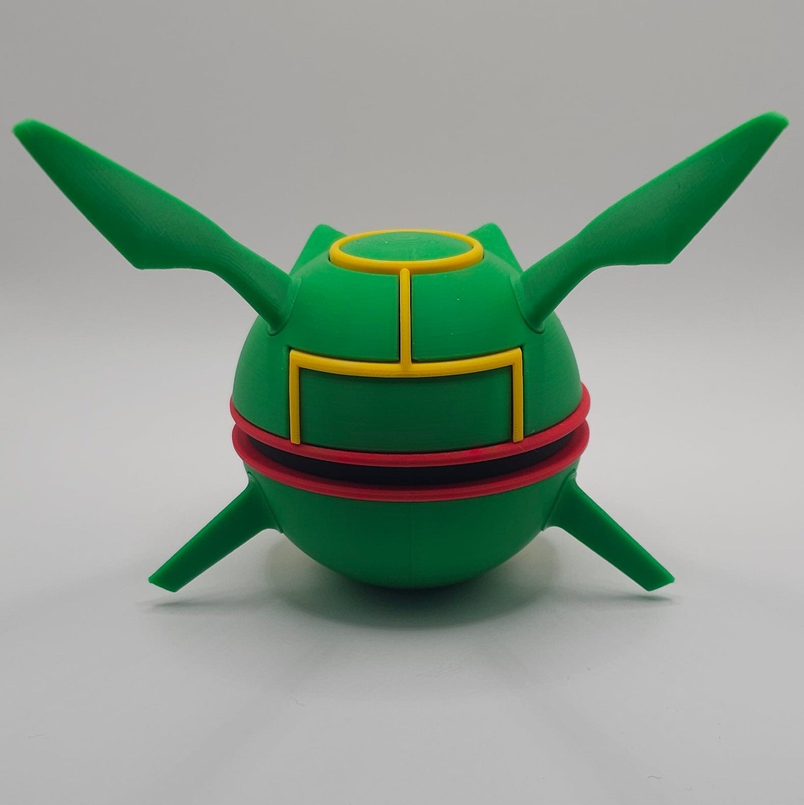 Pokemon Character Design 3D Printed Pokeball- Rayquaza - Unique display Collectible