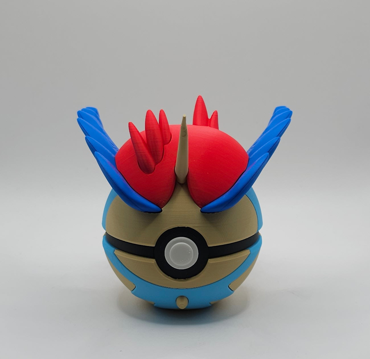 Pokemon Character Design- 3D Printed Pokeball- Keldeo- Unique Display Collectible