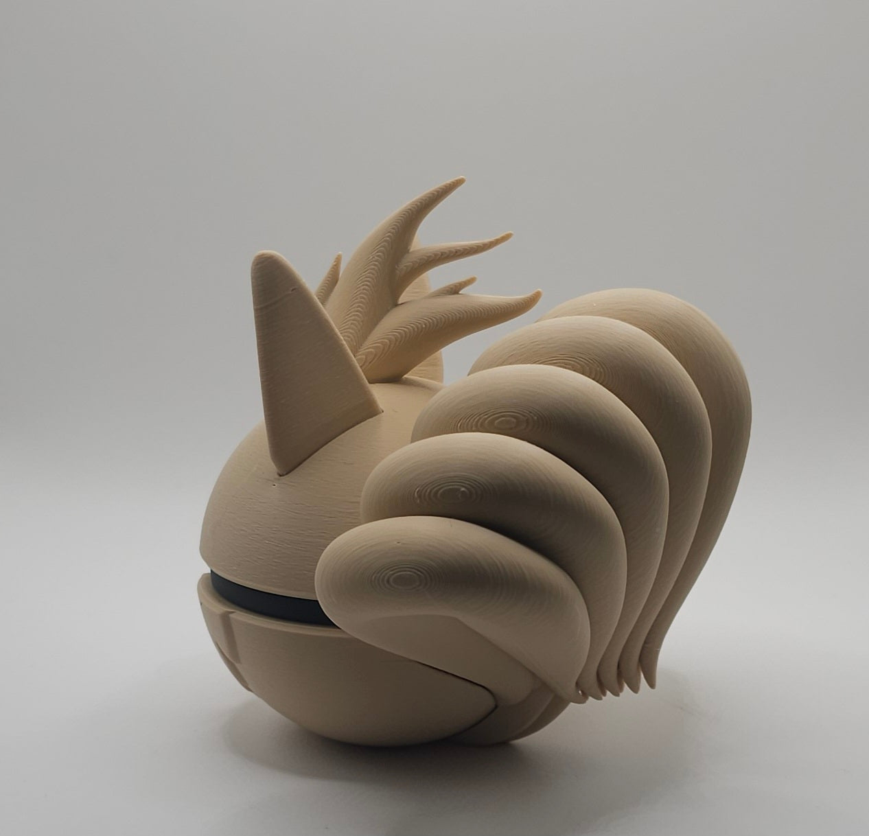 Pokemon Character Design - 3D Printed Pokeball - Ninetales - Unique Display Collectible