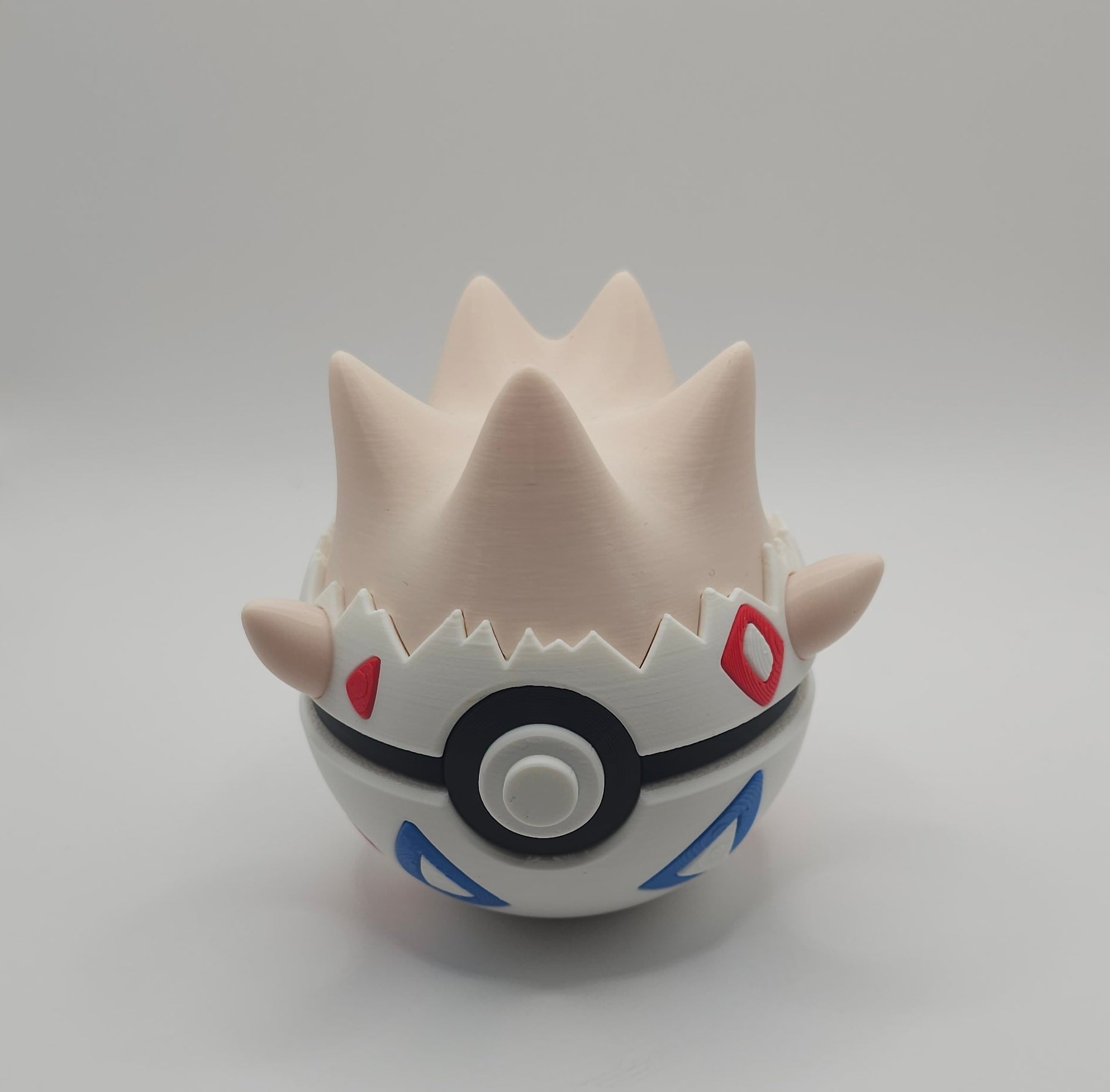 Pokemon Character Design - 3D Printed Pokeball - Togepi - Unique Display Collectible