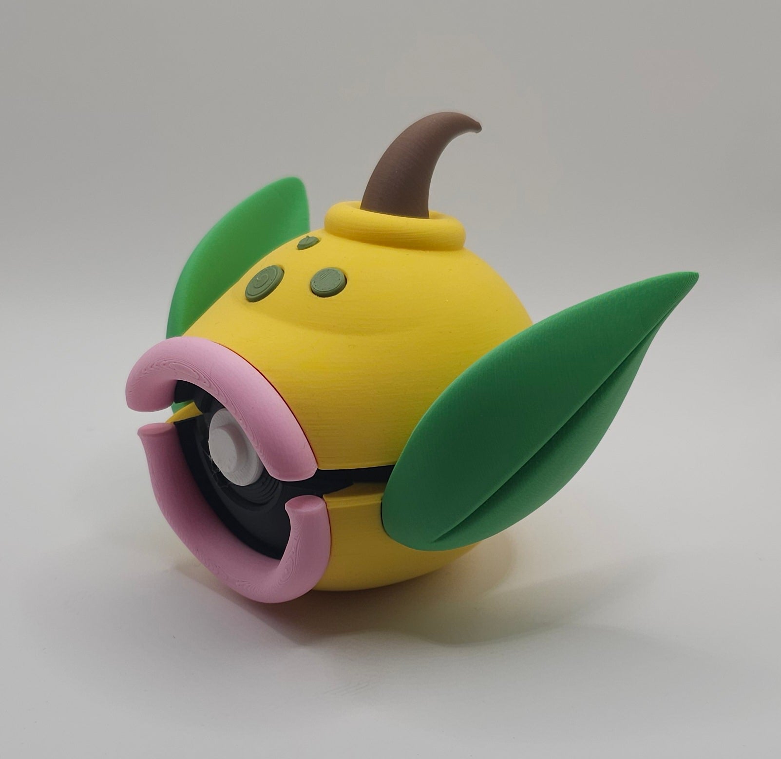 Pokemon Character Design- 3D Printed Pokeball- Weepinbell- Unique Display Collectible