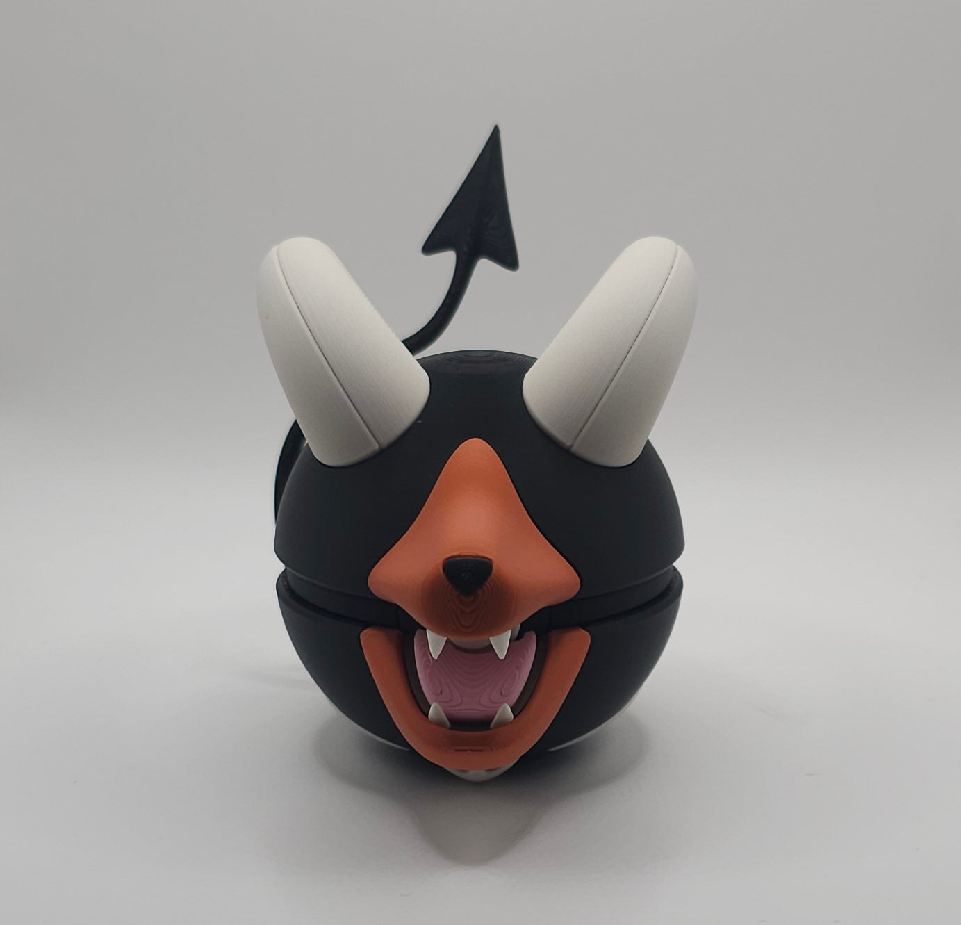 Pokemon Character Design- 3D Printed Pokeball- Houndoom- Unique Display Collectible