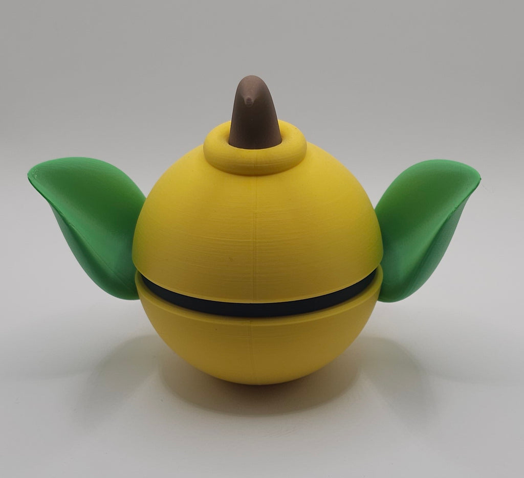Pokemon Character Design- 3D Printed Pokeball- Weepinbell- Unique Display Collectible