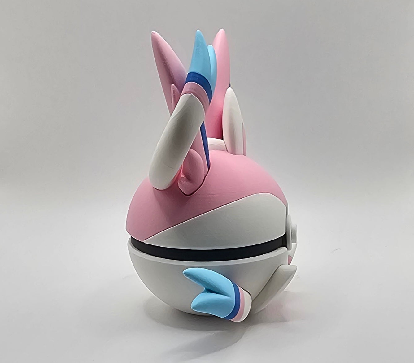 Sylveon Character Design- 3D Printed Display Ball- Unique Display Collectible