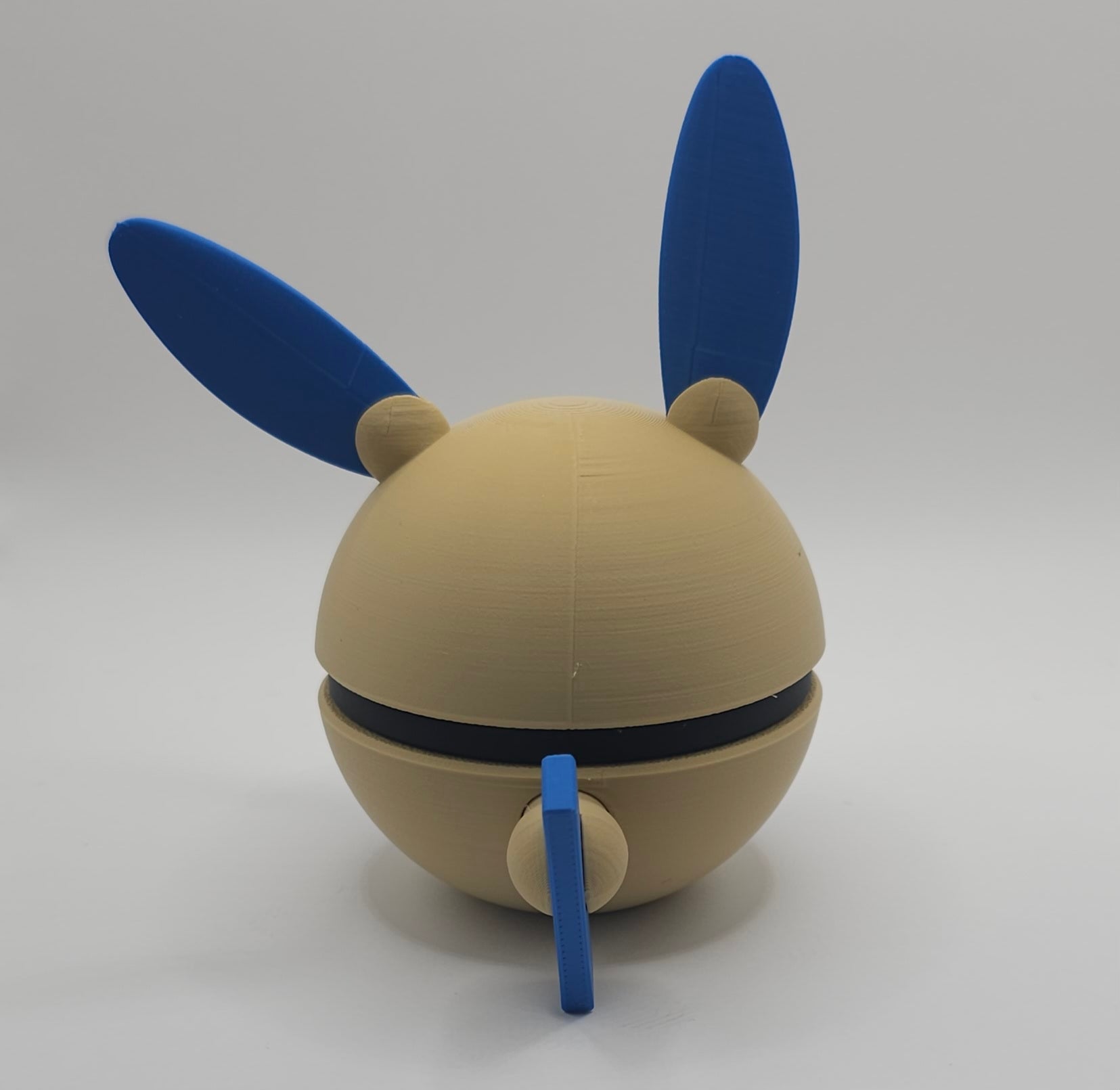 Pokemon Character Design- 3D Printed Pokeball- Minun & Plusle- Unique Display Collectible