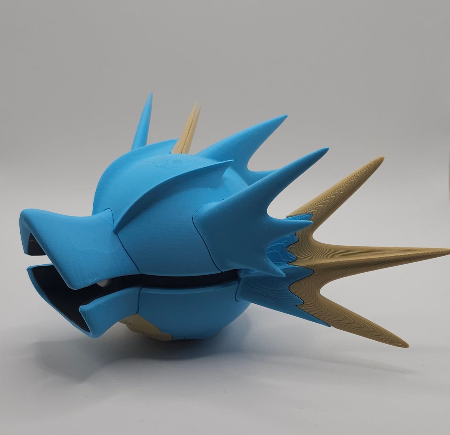 Pokemon Character Design- 3D Printed Pokeball- Seadra- Unique Display Collectible