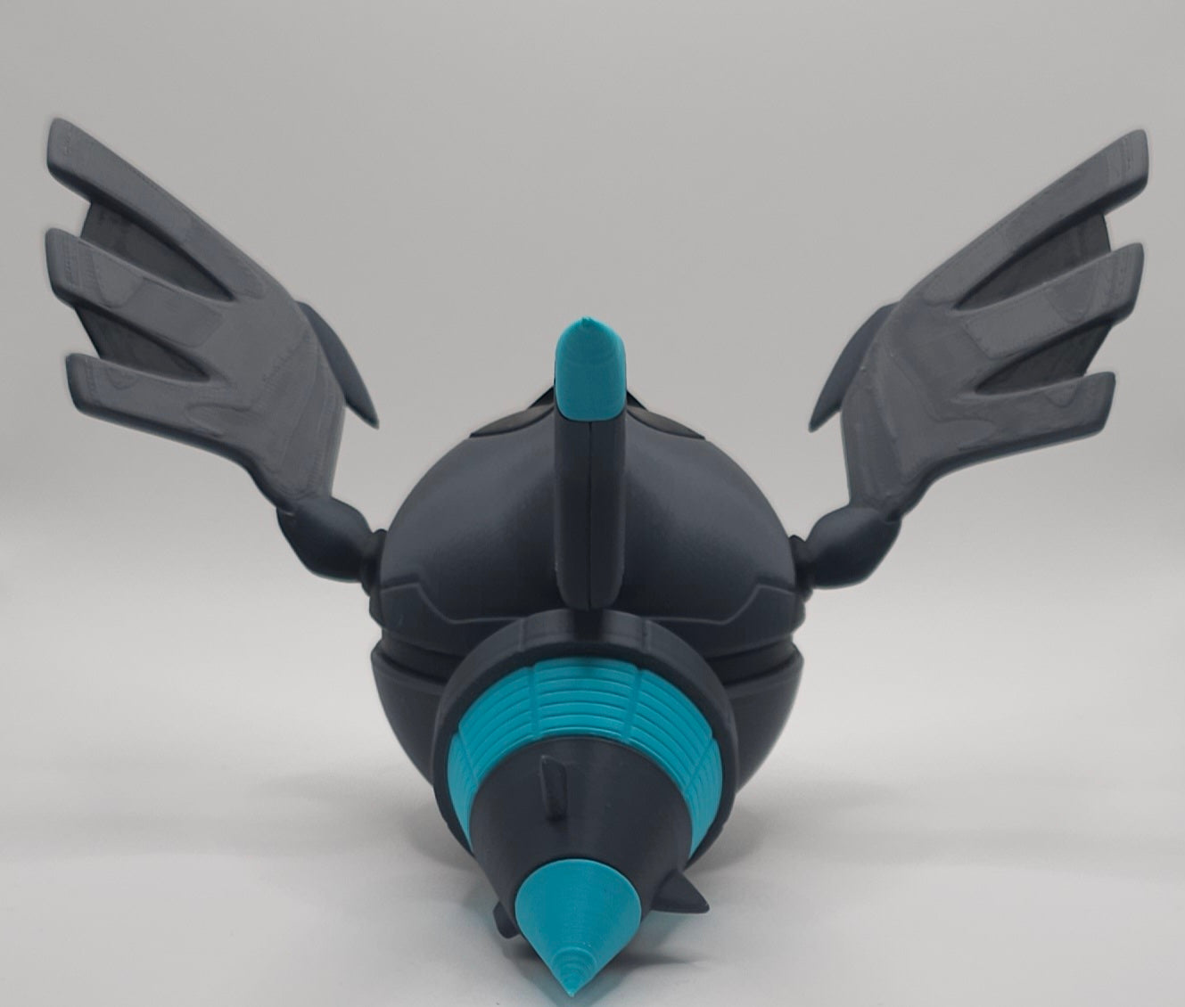 Pokemon Character Design - 3D Printed Pokeball - Zekrom - Unique Display Collectible