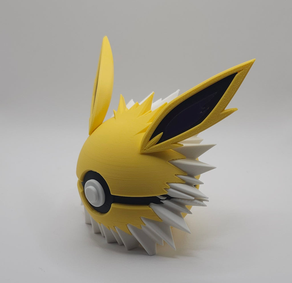 Pokemon Character Design 3D Printed Pokeball - Jolteon - Unique Display Collectible