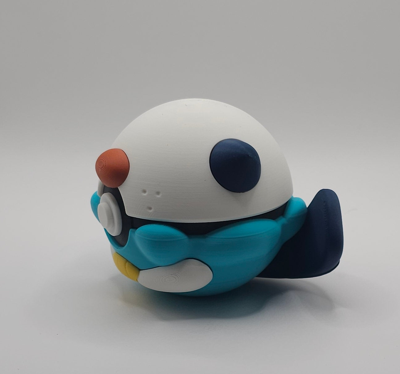 Pokemon Character Design- 3D Printed Pokeball- Oshawott- Unique Display Collectible
