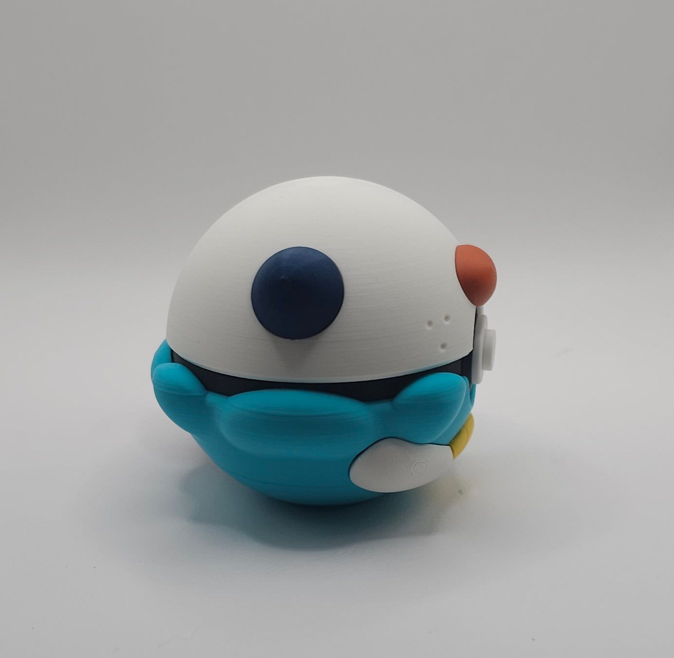Pokemon Character Design- 3D Printed Pokeball- Oshawott- Unique Display Collectible