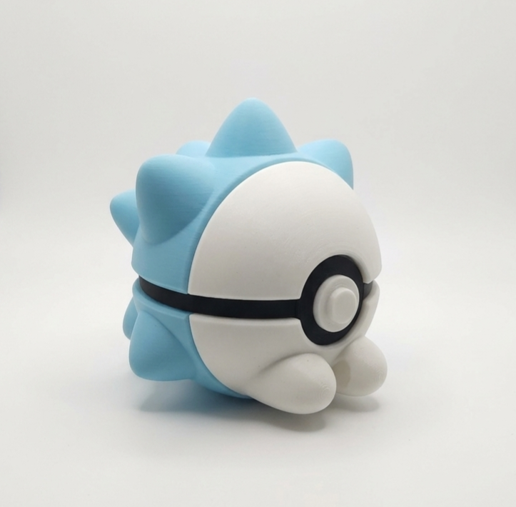 Pokemon Character Design- 3D Printed Pokeball- Snom- Unique Display Collectible