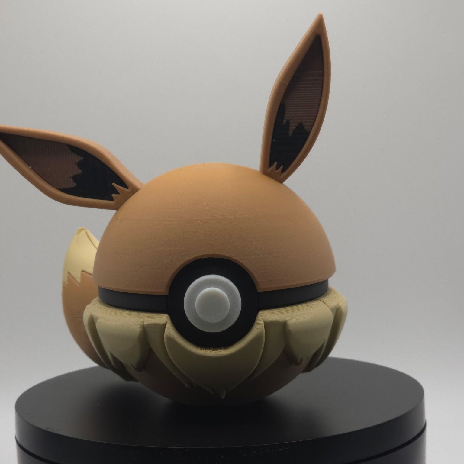 Pokemon Character Design- 3D Printed Pokeball - Eevee - Unique Display Collectible