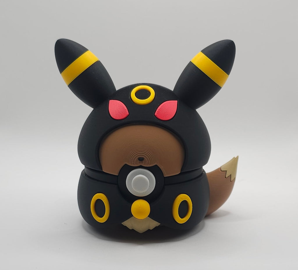Pokemon Eeveelutions Poncho Design- 3D Printed Pokeball- Unique Display Fan Art Collectible