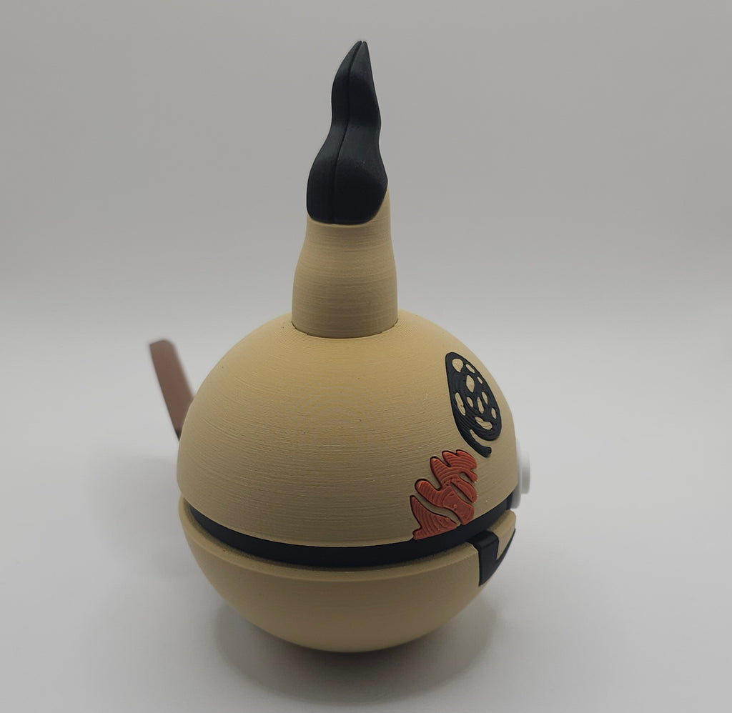 Pokemon Character Design 3D Printed Pokeball - Mimikyu - Unique Display Collectible