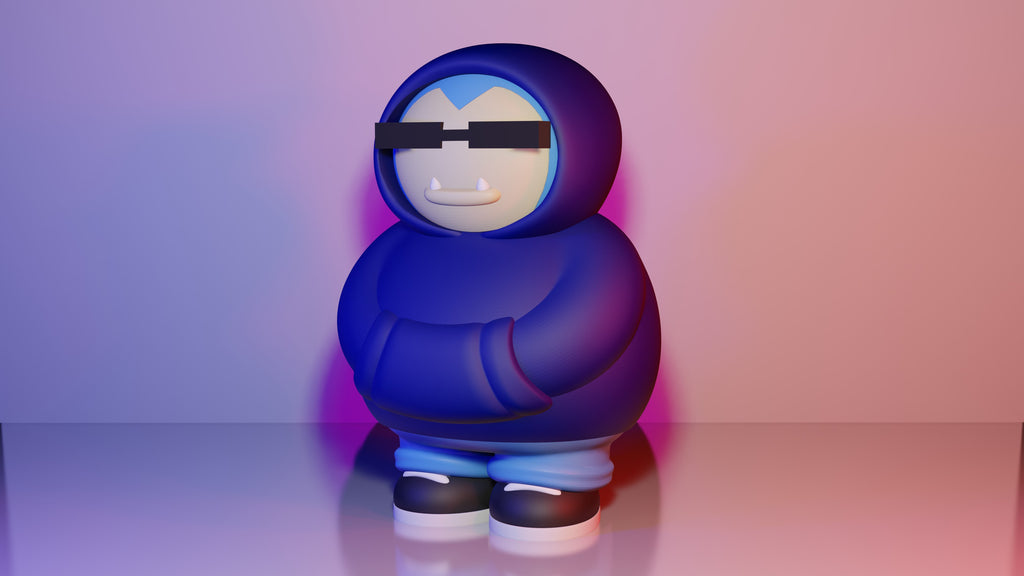Urban Snorlax Design Figure- 3D Printed- Unique Display Collectible