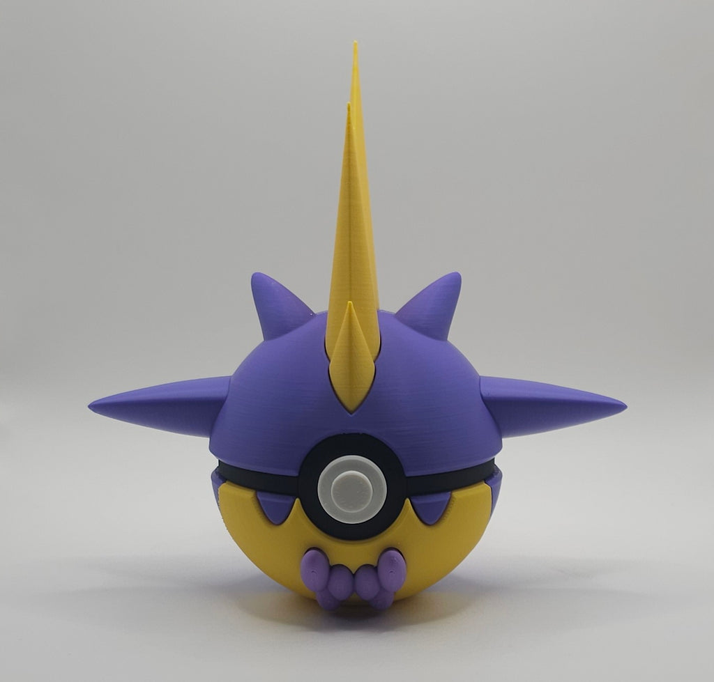 Pokemon Character Design- 3D Printed Pokeball- Toxtricity- Unique Display Collectible