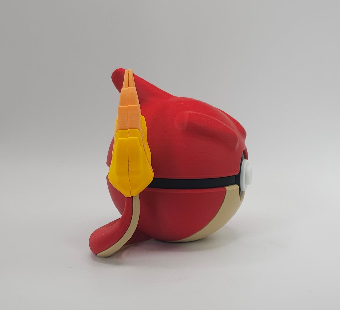 Pokemon Character Design - 3D Printed Pokeball - Charmeleon - Unique Display Collectible