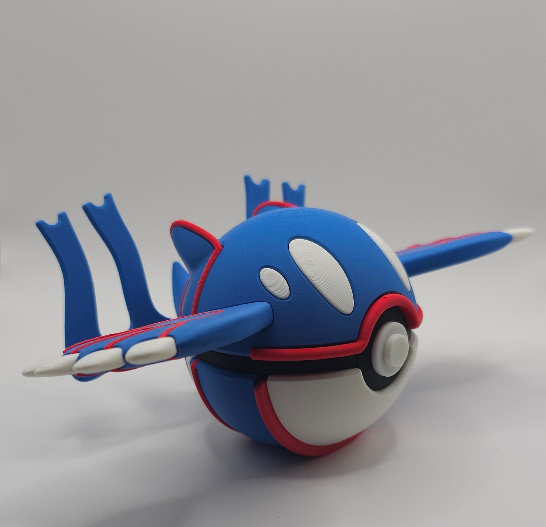 Pokemon Character Design 3D Printed Pokeball - Kyogre - Unique Display Collectible