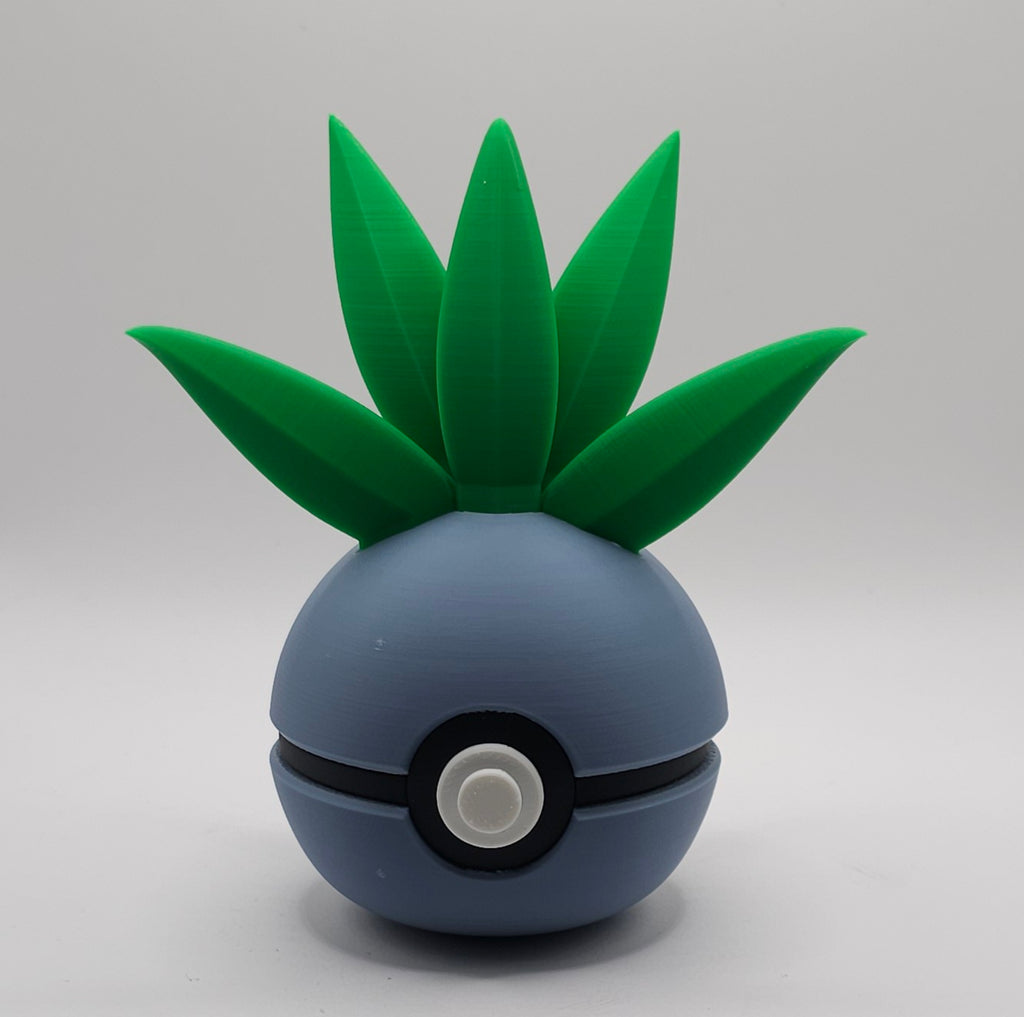 Pokemon Character Design 3D Printed Pokeball - Oddish - Unique Display Collectible