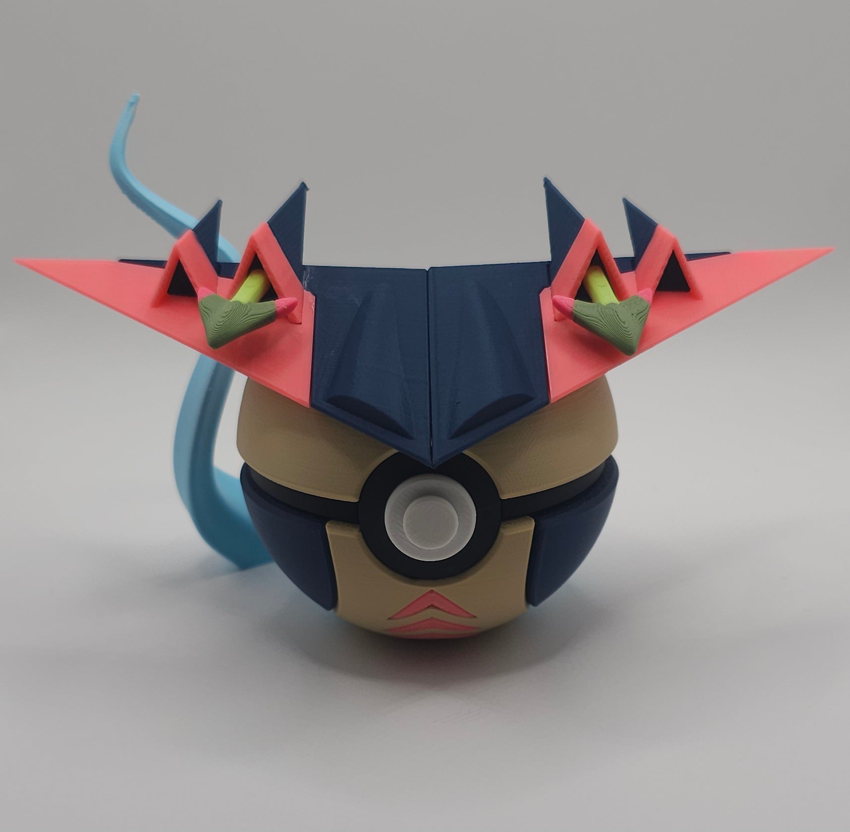 Pokemon Character Design 3D Printed Pokeball - Dragapult - Unique Display Collectible