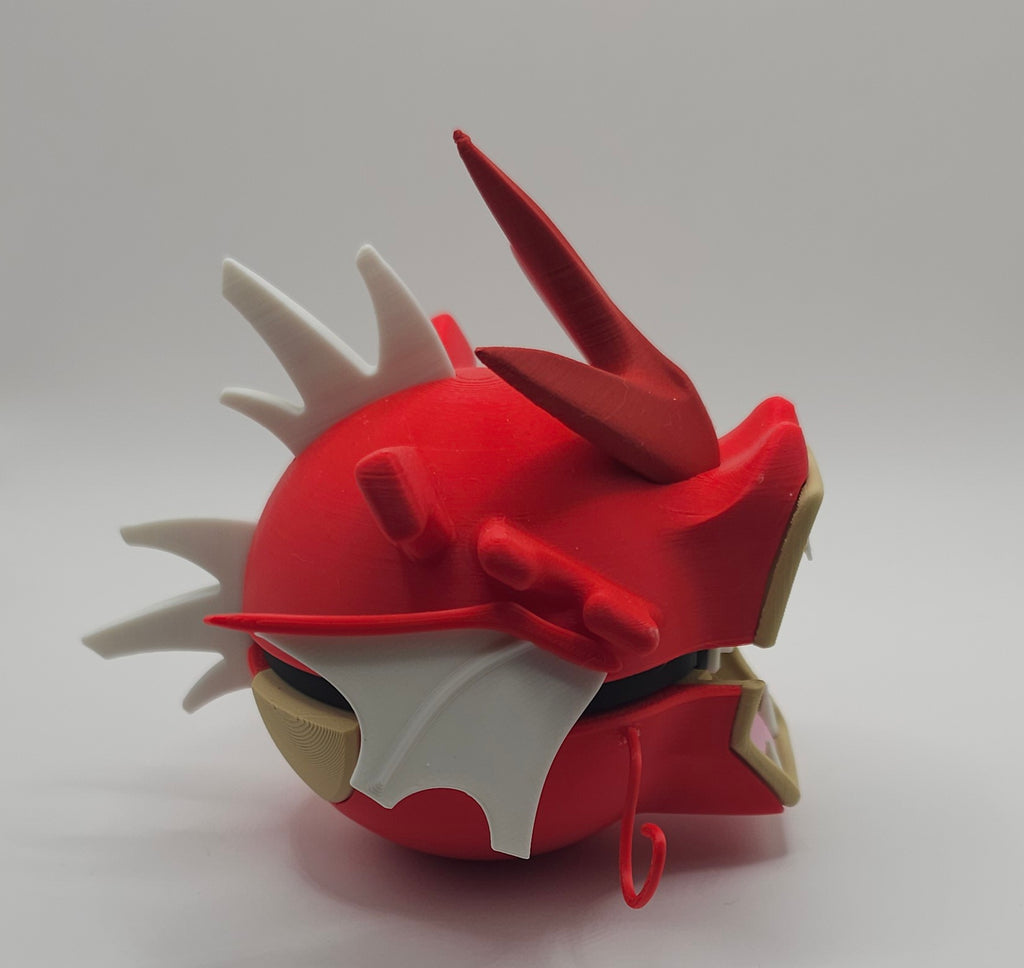 Pokemon Character Design 3D Printed Pokeball - Gyarados - Unique Display Collectible
