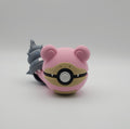 Pokemon Character Design- 3D Printed Pokeball- Slowbro - Unique Display Collectible