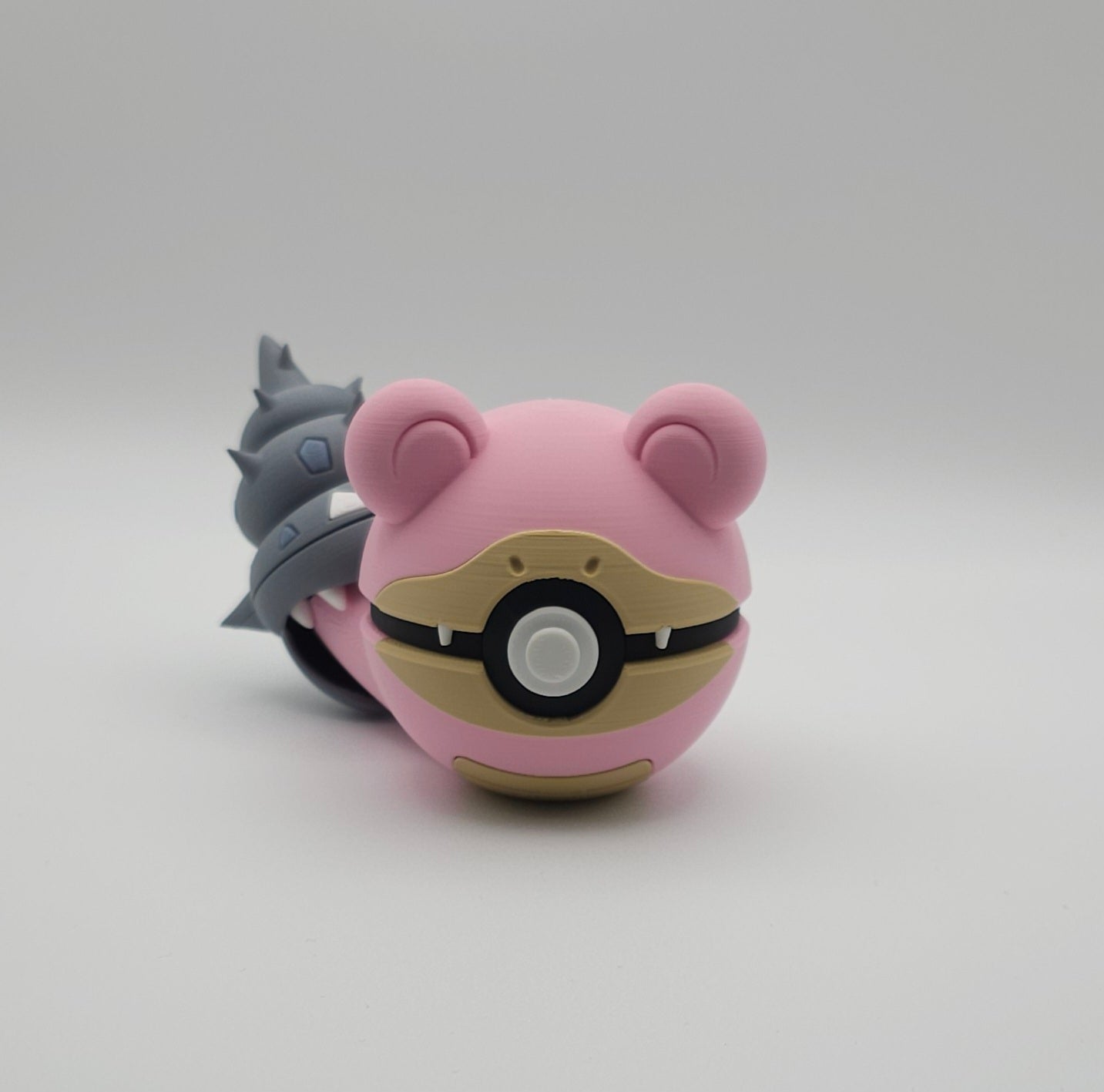 Pokemon Character Design- 3D Printed Pokeball- Slowbro - Unique Display Collectible