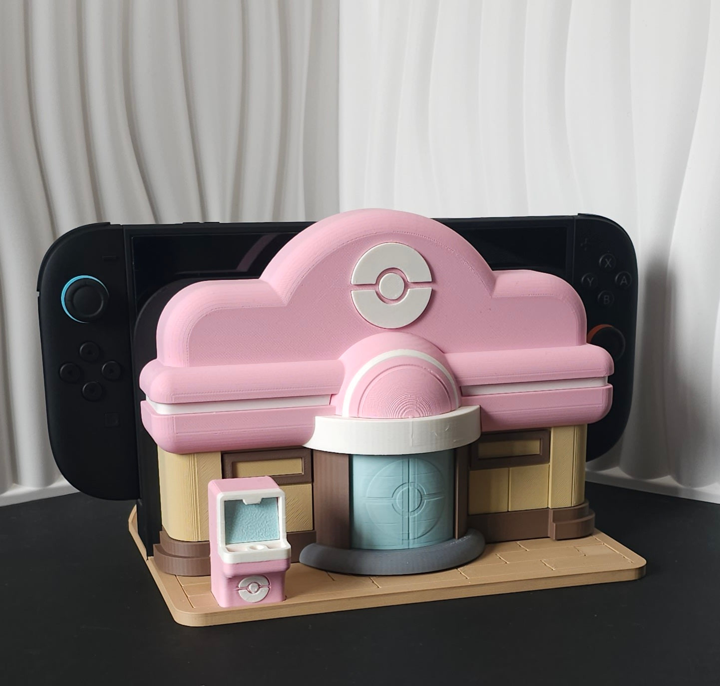 Pokopia Switch Dock- 3D Printed- Unique Display Fan Art Collectible
