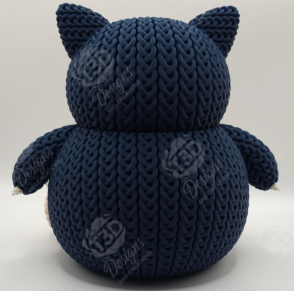 Snorlax Knitted Design Figure