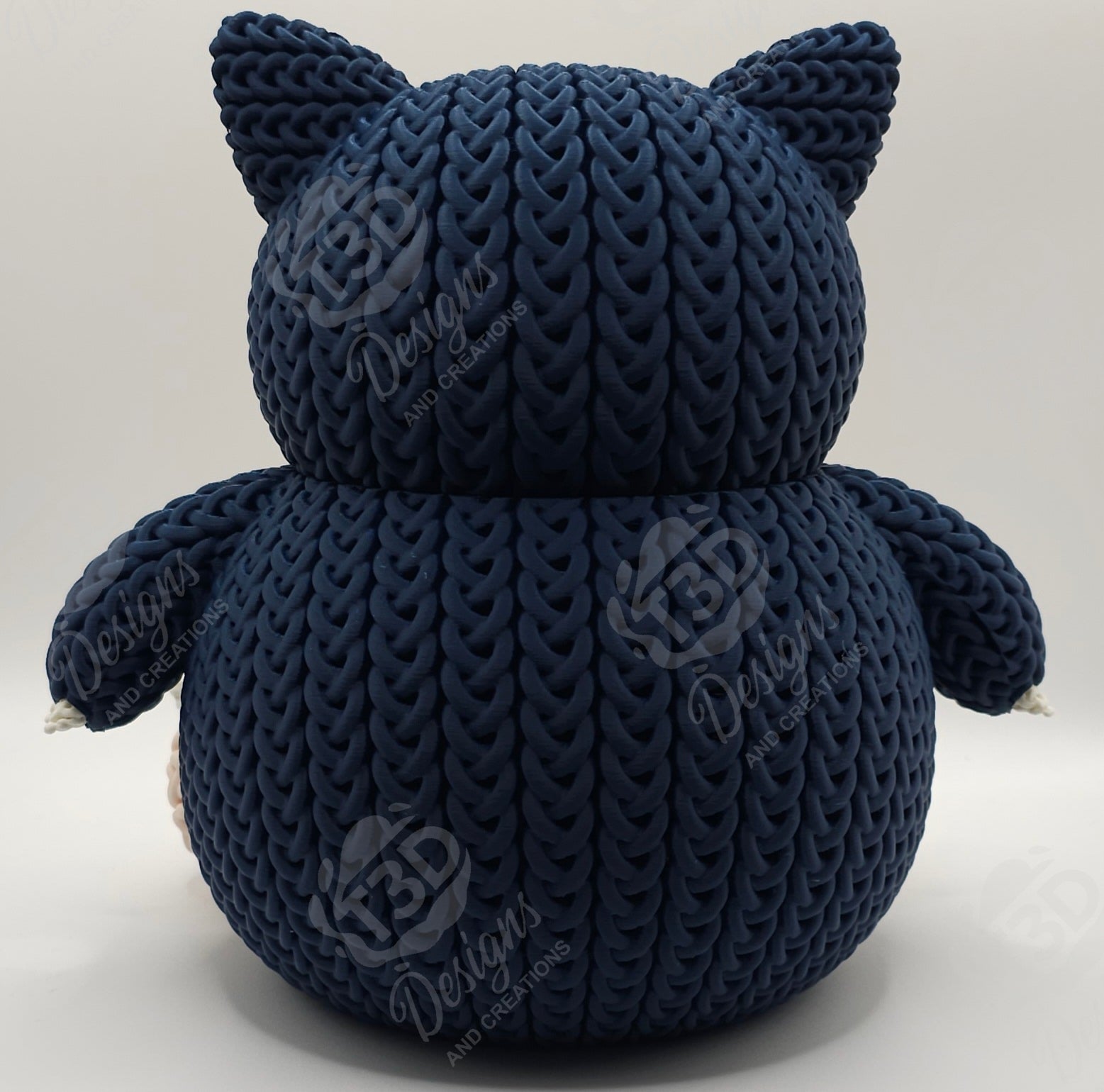 Snorlax Knitted Design Figure