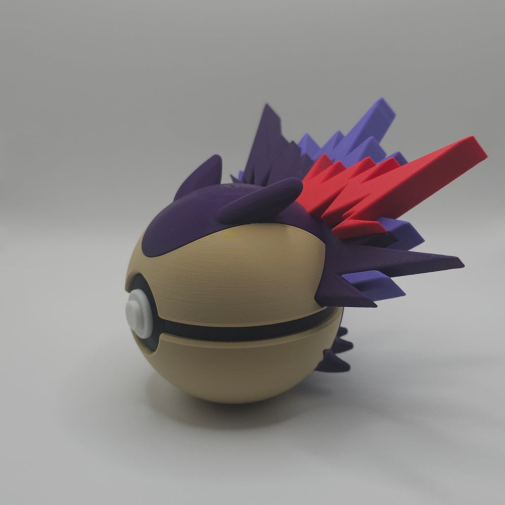 Pokemon Character Design- 3D Printed Pokeball- Typhlosion - Unique Display Collectible