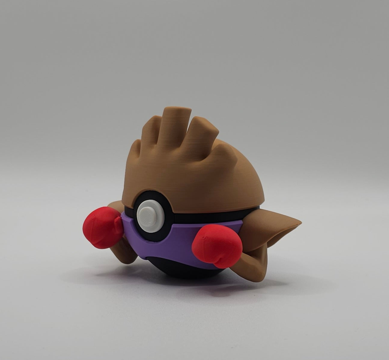 Pokemon Character Design- 3D Printed Pokeball- Hitmonchan- Unique Display Collectible