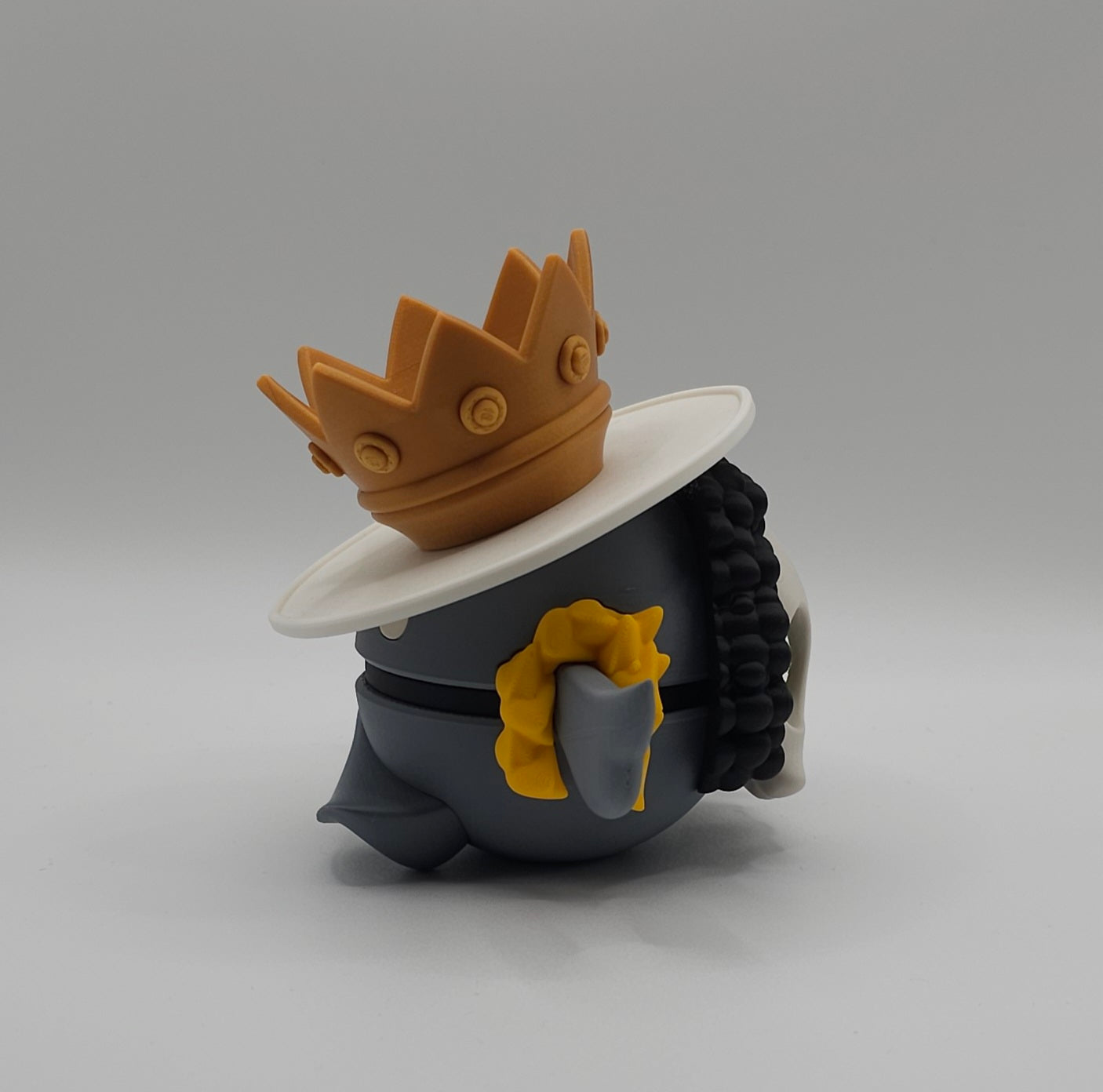 Pokemon Character Design- 3D Printed Pokeball- One Piece Soul Brook x Duskull Inspired- Unique Display Collectible