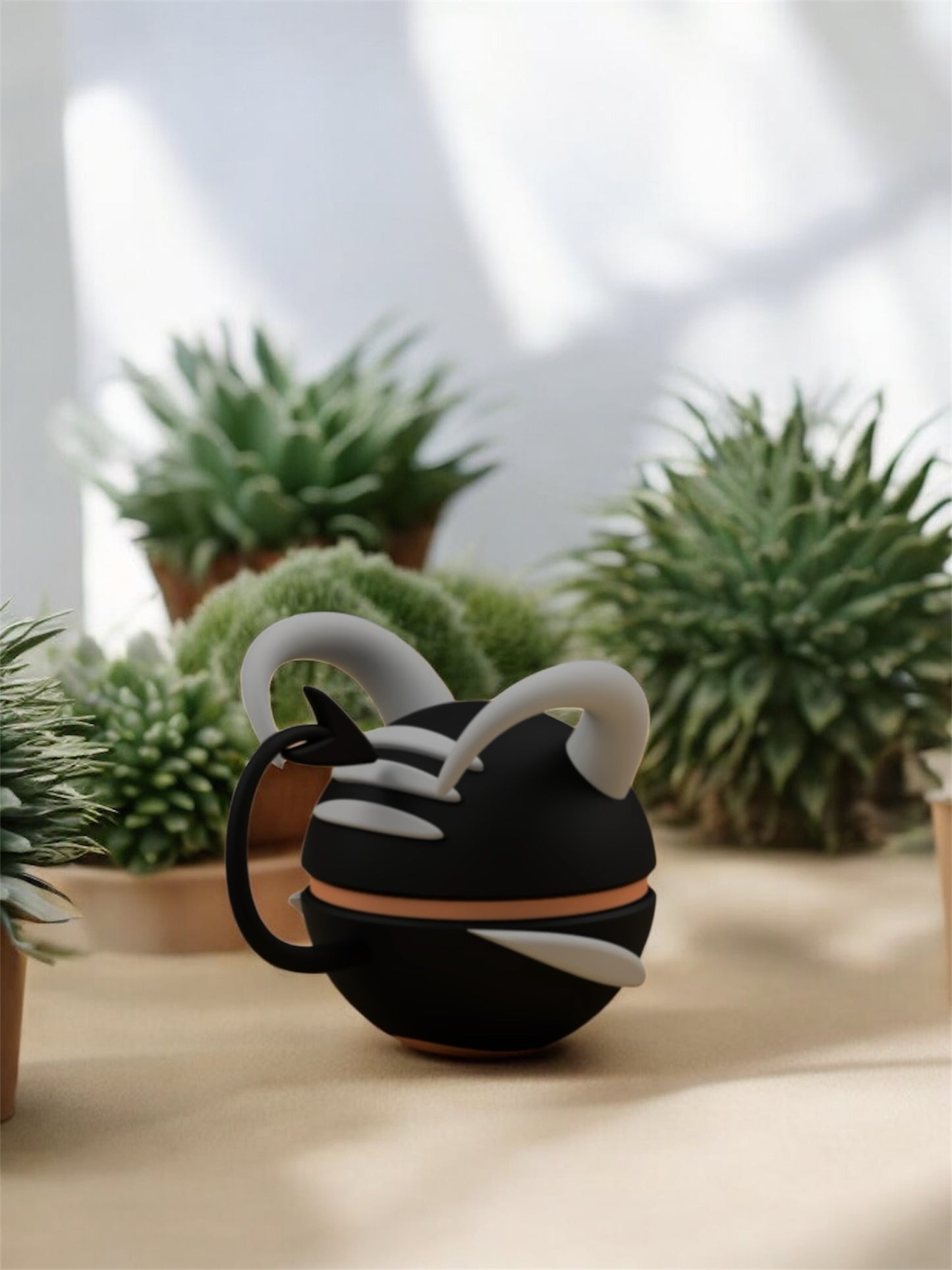 Pokemon Character Design- 3D Printed Pokeball- Houndoom- Unique Display Collectible