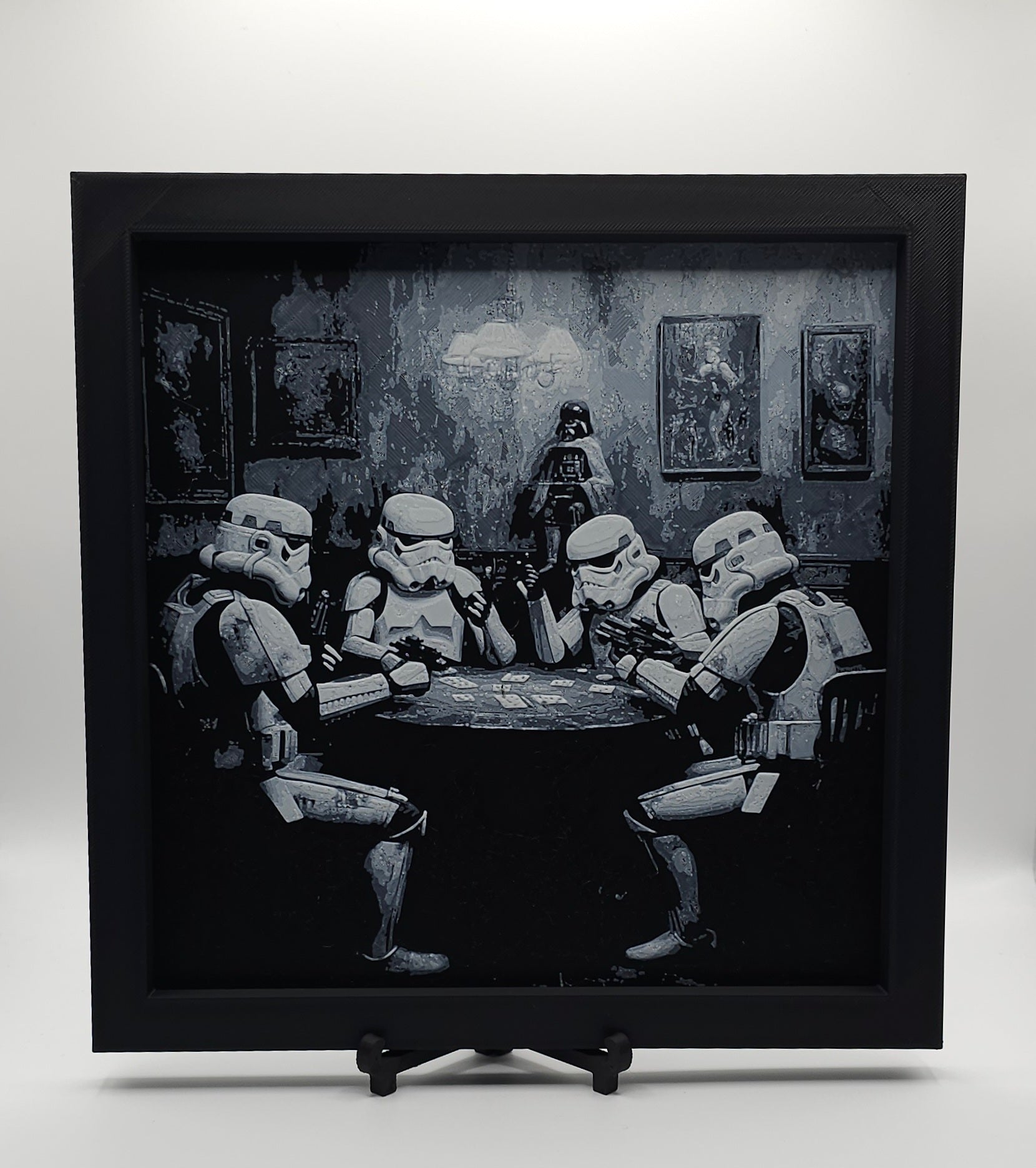 Sci-Fi Inspired Design HueForge- 3D Printed Wall Art- Unique Display Collectible