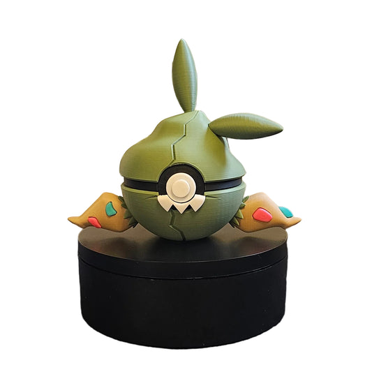 Pokemon Character Design- 3D Printed Pokeball- Trubbish- Unique Display Collectible