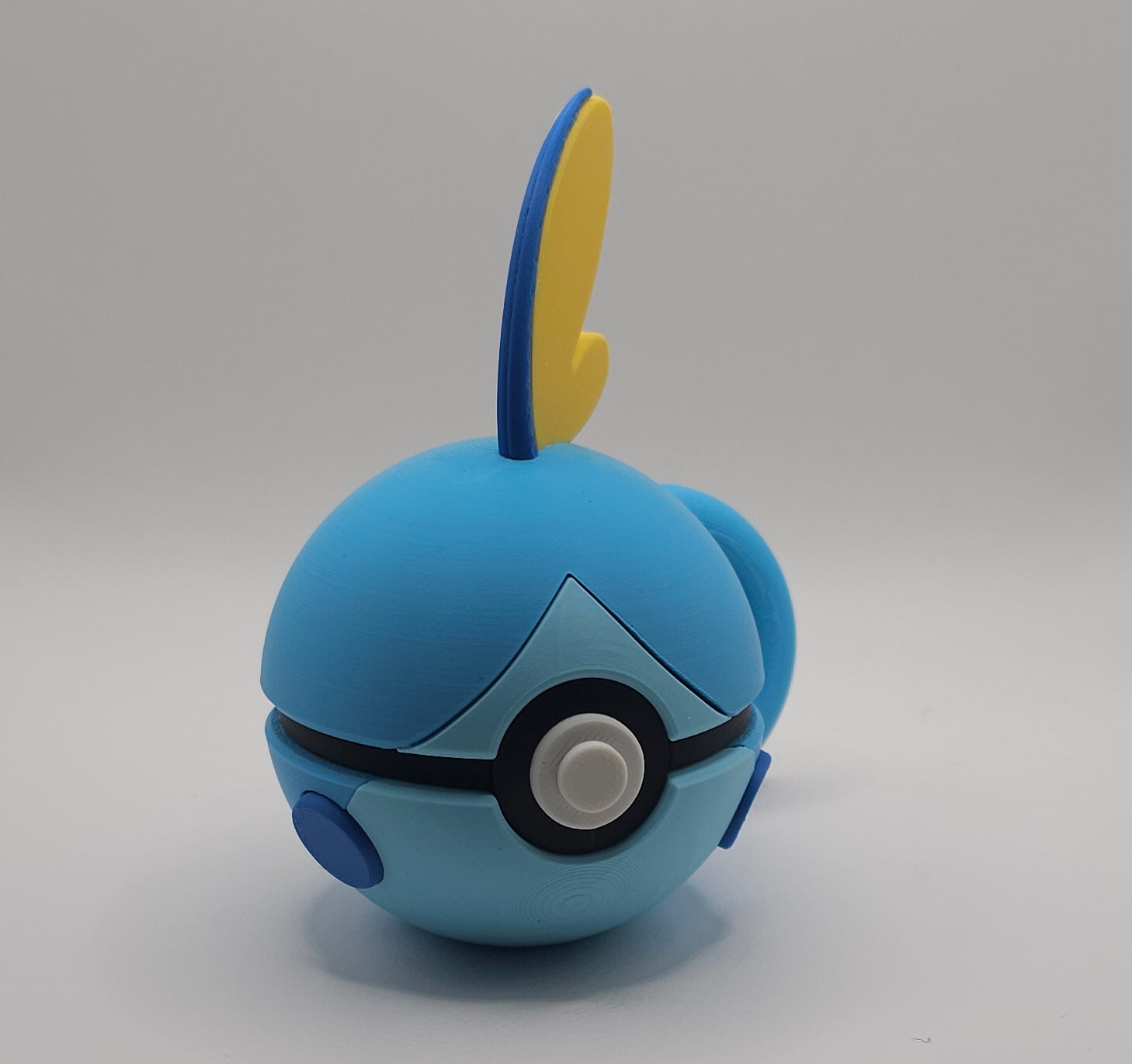 Pokemon Character Design- 3D Printed Pokeball- Sobble- Unique Display Collectible