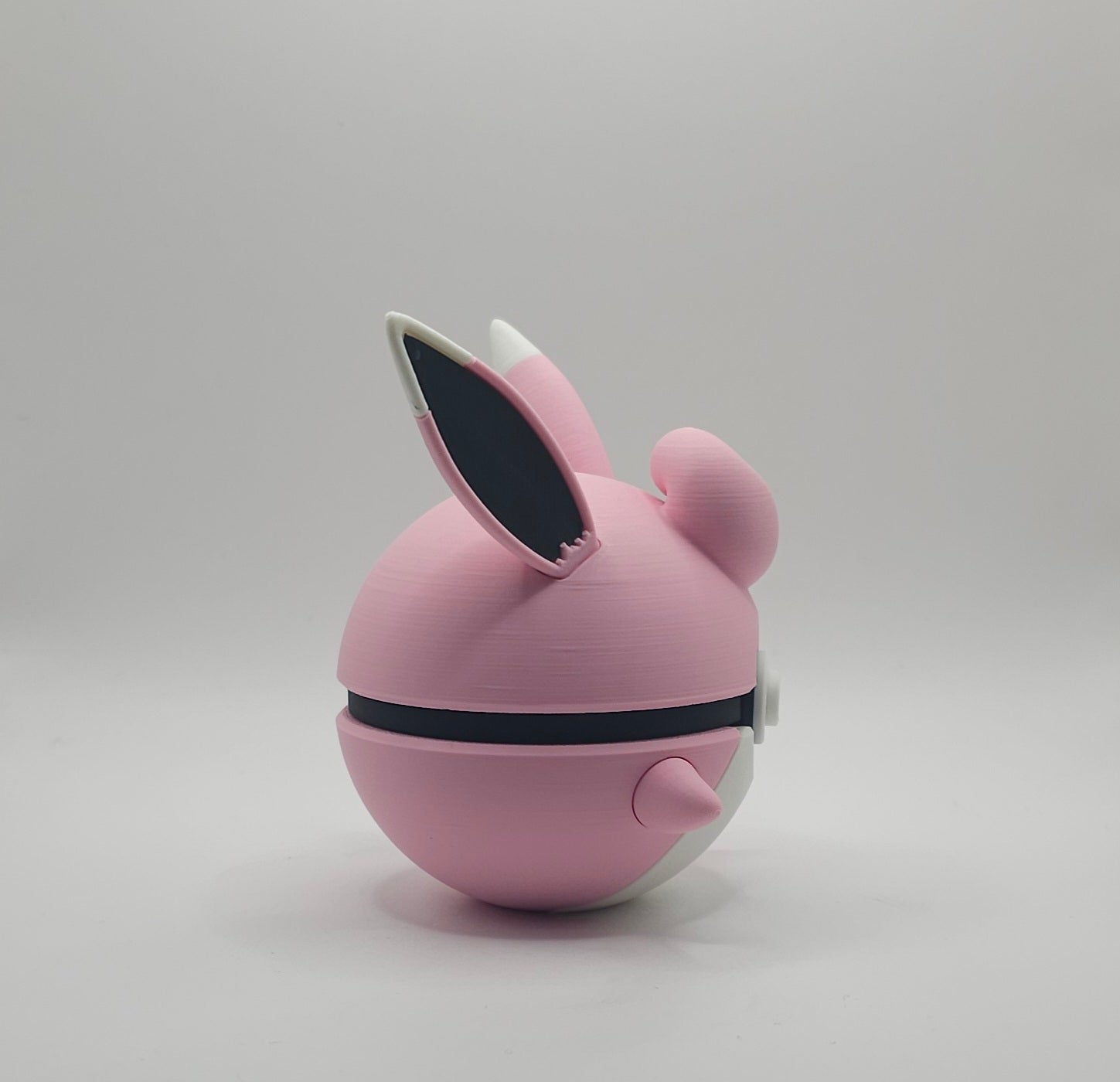 Pokemon Character Design - 3D Printed Pokeball - Wigglytuff - Unique Display Collectible
