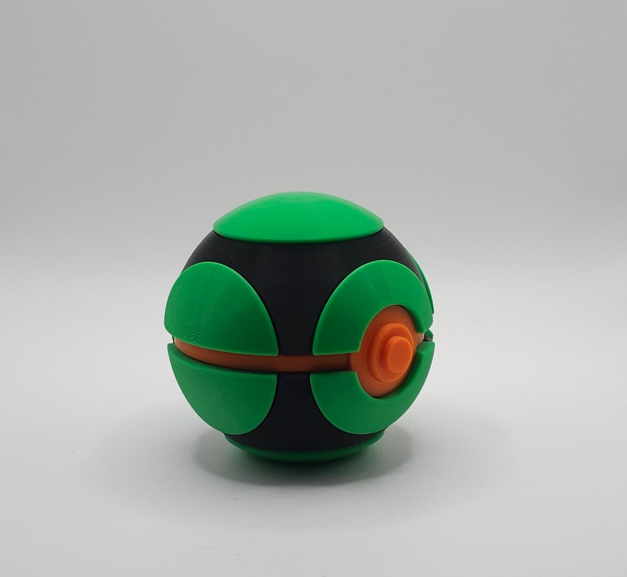 Pokemon 3D Printed Pokeball- Dusk Ball Design- Unique Display Collectible