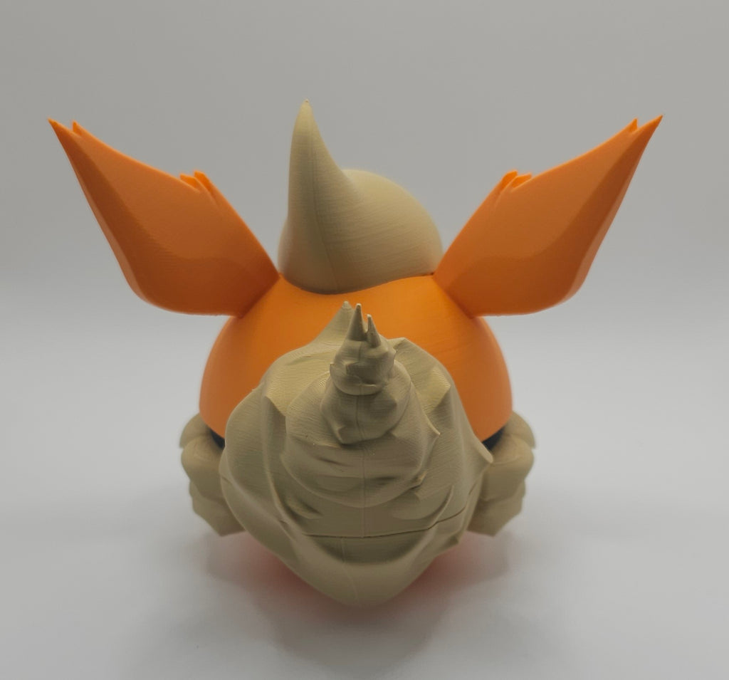 Pokemon Character Design - 3D Printed Pokeball - Flareon - Unique Display Collectible
