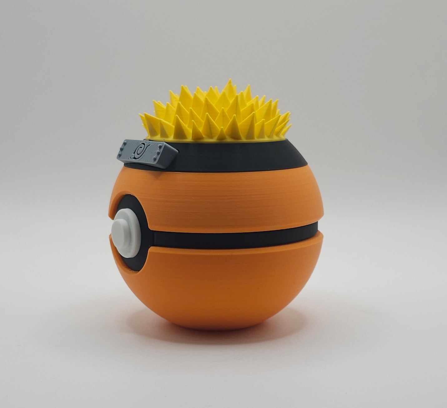 Naruto Inspired Pokeball- 3D Printed Unique Display Collectible