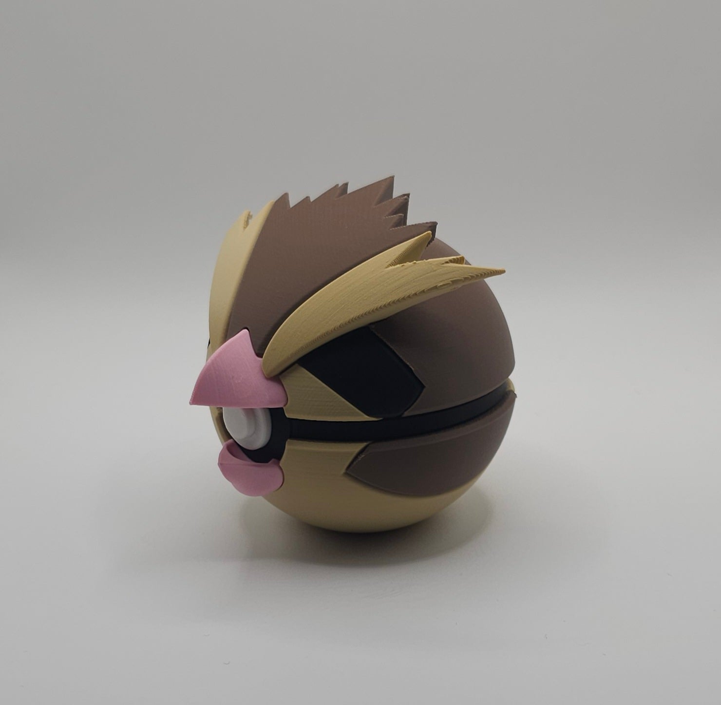 Pokemon Character Design - 3D Printed Pokeball - Pidgey- Unique Display Collectible