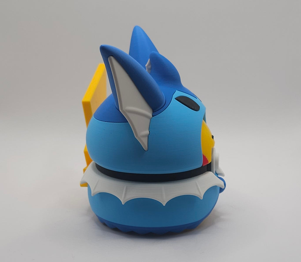 Pokemon Pikachu-Umbreon Poncho Design- 3D Printed Pokeball- Unique Display Fan Art Collectible