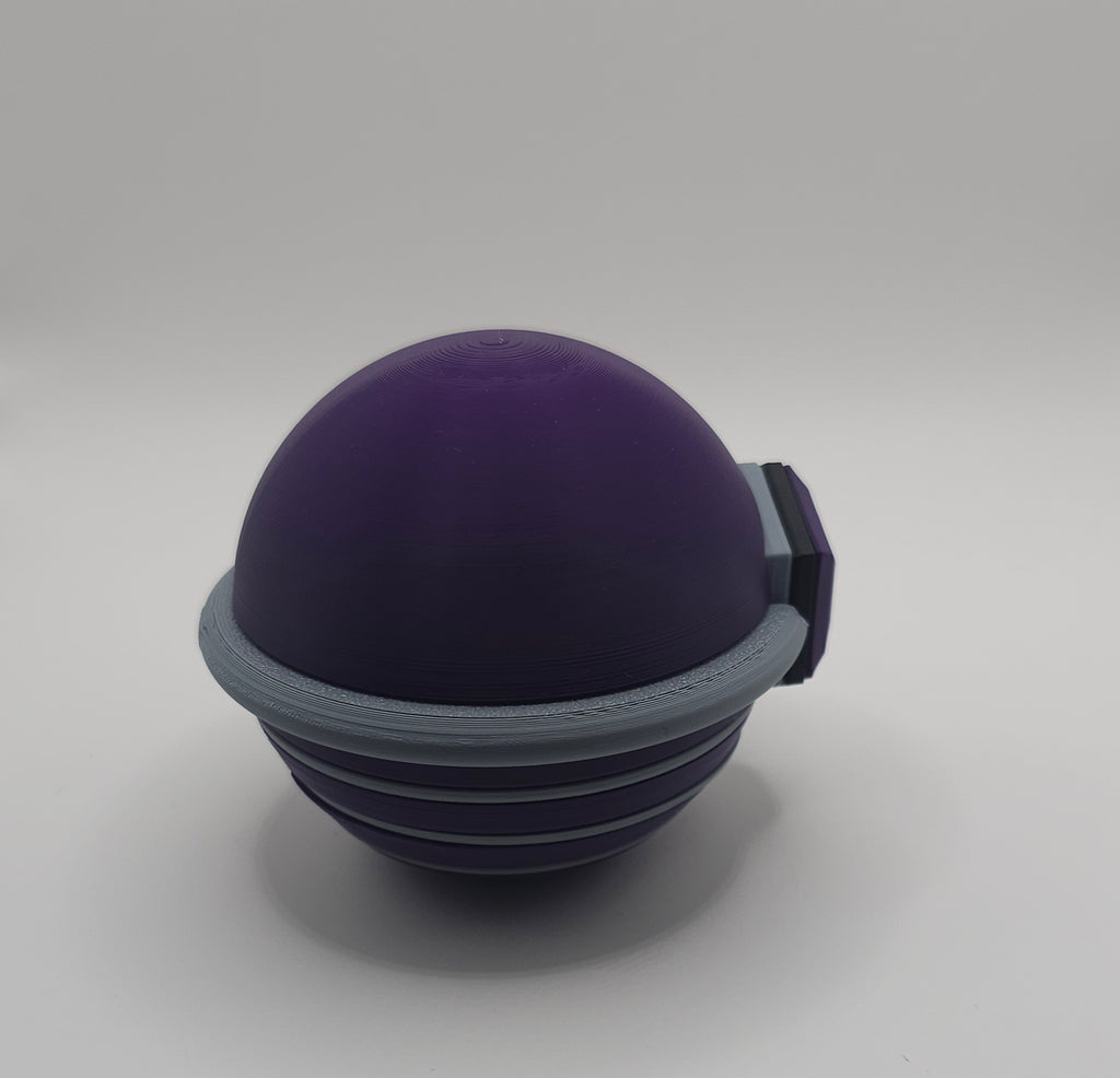 Pokemon 3D Printed Pokeball- Tera Orb Design- Unique Display Fan Art Collectible